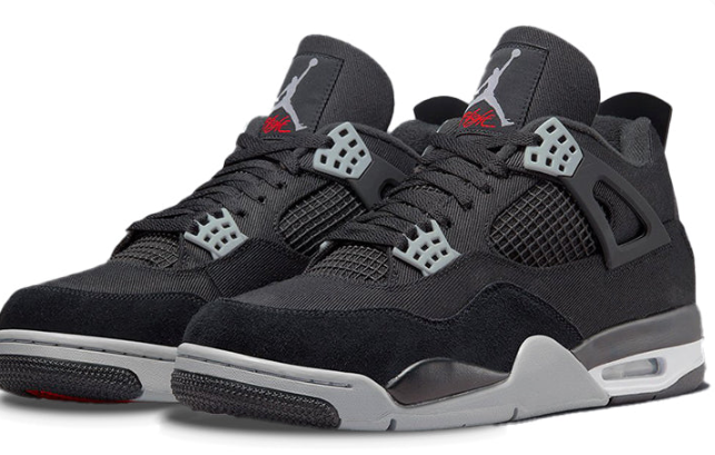 Air Jordan 4 Retro SE 'Black Canvas' | Ink Atelier | DH7138-006