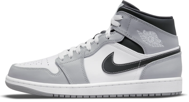 Air Jordan 1 Mid Light Smoke Grey | Quiet Definition