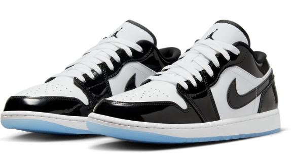 Air Jordan 1 Low SE Black White Concord | Contrast in Motion