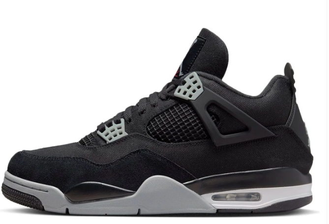 Air Jordan 4 Retro SE 'Black Canvas' | Ink Atelier | DH7138-006