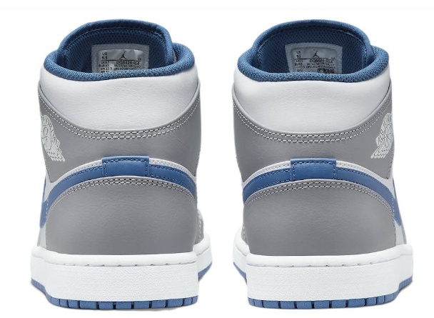 Air Jordan 1 Mid Cement Grey True Blue | City Rhythm