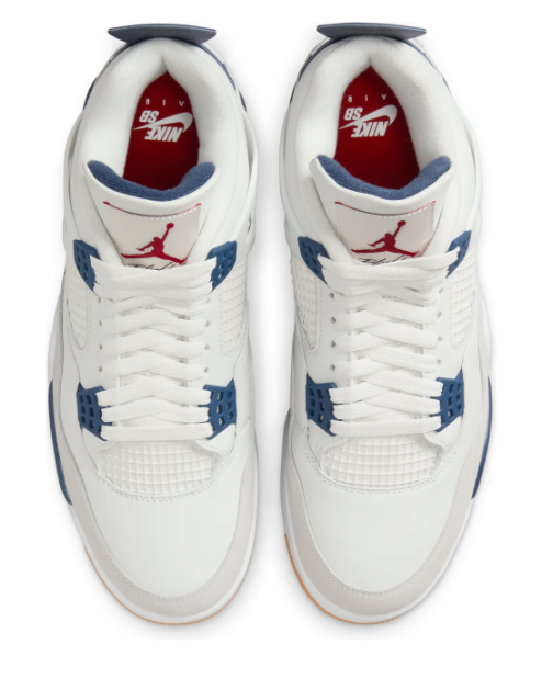 Air Jordan 4 Retro SB 'White Navy' | Harbor Lines | DR5415-100