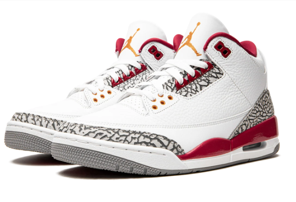 Air Jordan 3 Cardinal | Signature Accent