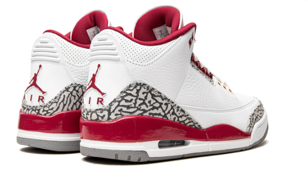 Air Jordan 3 Cardinal | Signature Accent