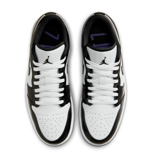 Air Jordan 1 Low SE Black White Concord | Contrast in Motion